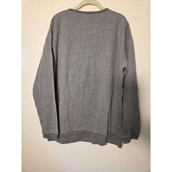 Coca Cola Santa Long Sleeve T Shirt Pullover Gray Adult Sz XL - Picture 5 of 7